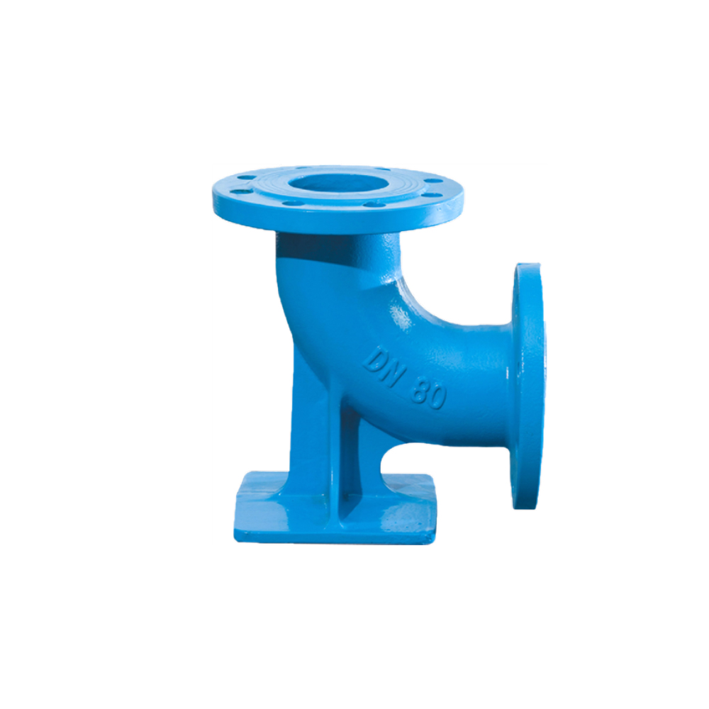 Cot cu picior si flanse DN 80